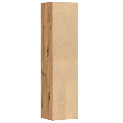 vidaXL Book Cabinet Artisan Oak 36x30x143 cm Engineered Wood