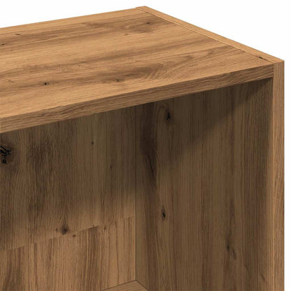 vidaXL Book Cabinet Artisan Oak 36x30x143 cm Engineered Wood