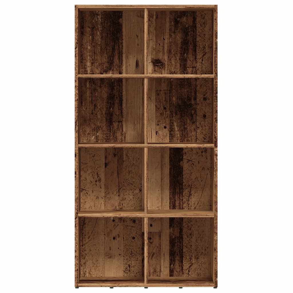 vidaXL Book Cabinet Old Wood 66x30x130 cm Engineered Wood