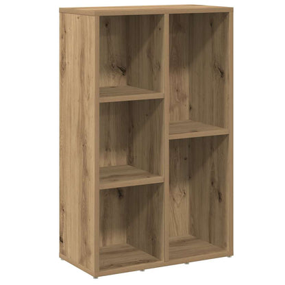 vidaXL Book Cabinet Artisan Oak 50x25x80 cm Engineered Wood