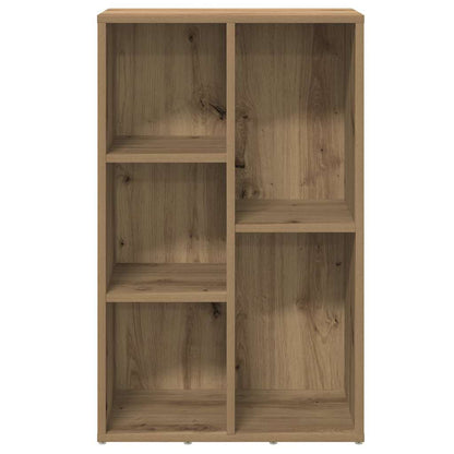 vidaXL Book Cabinet Artisan Oak 50x25x80 cm Engineered Wood