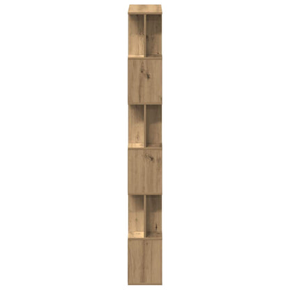 vidaXL Book Cabinet Artisan Oak 80x24x192 cm Engineered Wood