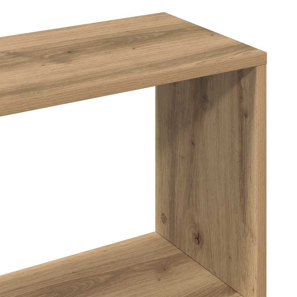 vidaXL Book Cabinet Artisan Oak 80x24x192 cm Engineered Wood
