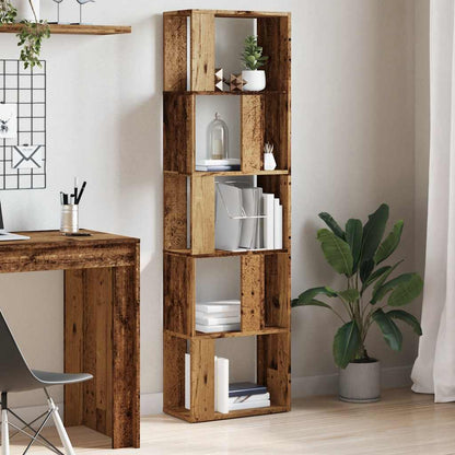 vidaXL Book Cabinet Old Wood 45x24x159 cm Engineered Wood