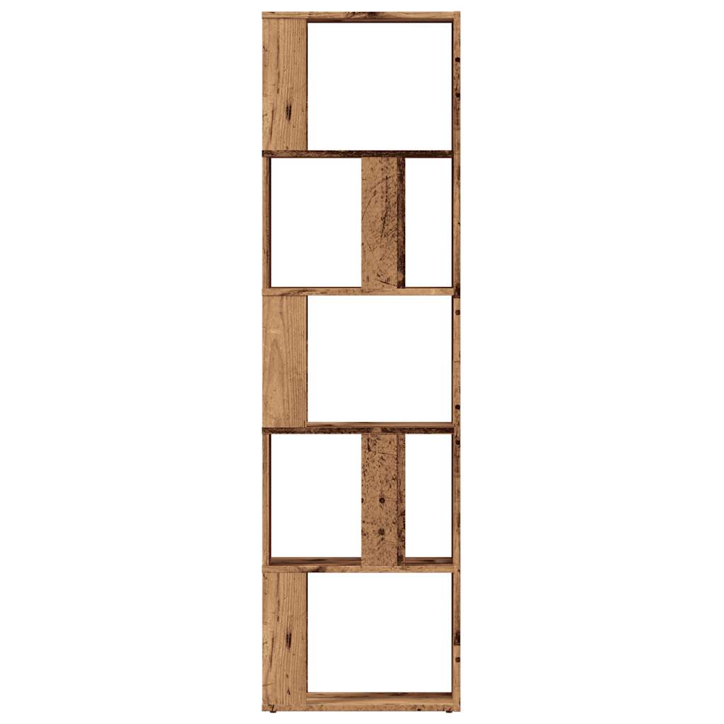 vidaXL Book Cabinet Old Wood 45x24x159 cm Engineered Wood