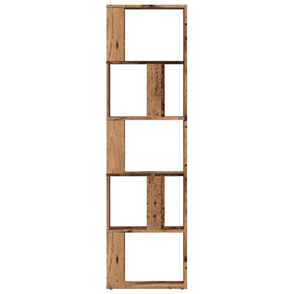 vidaXL Book Cabinet Old Wood 45x24x159 cm Engineered Wood