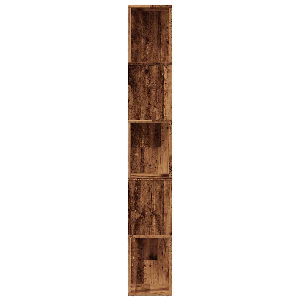 vidaXL Book Cabinet Old Wood 45x24x159 cm Engineered Wood