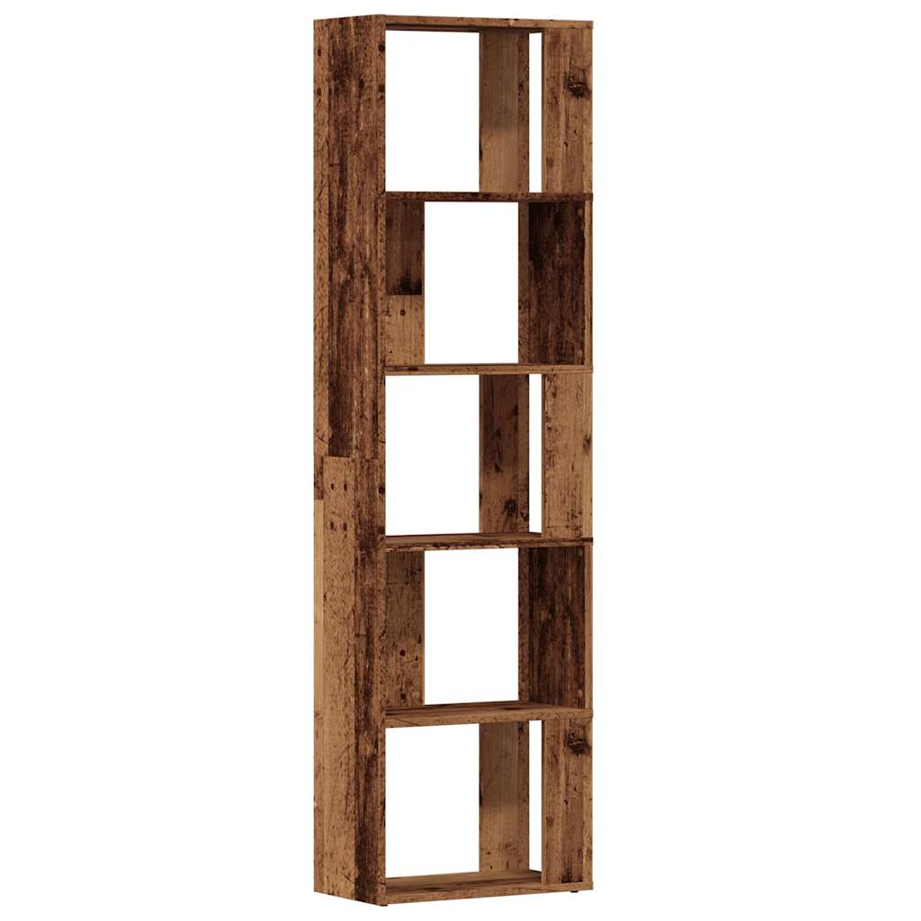 vidaXL Book Cabinet Old Wood 45x24x159 cm Engineered Wood