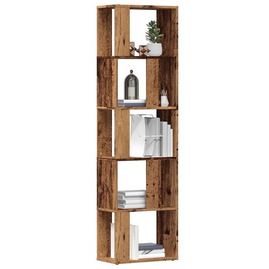 vidaXL Book Cabinet Old Wood 45x24x159 cm Engineered Wood