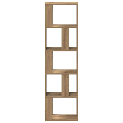 vidaXL Book Cabinet Artisan Oak 45x24x159 cm Engineered Wood