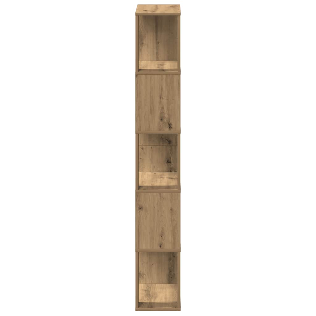 vidaXL Book Cabinet Artisan Oak 45x24x159 cm Engineered Wood