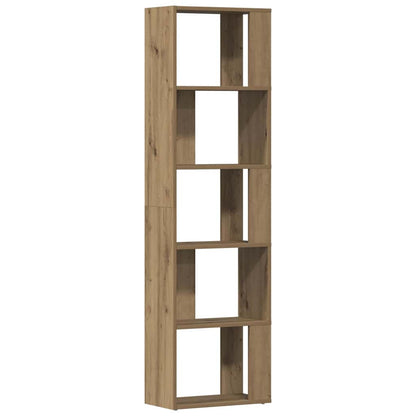 vidaXL Book Cabinet Artisan Oak 45x24x159 cm Engineered Wood
