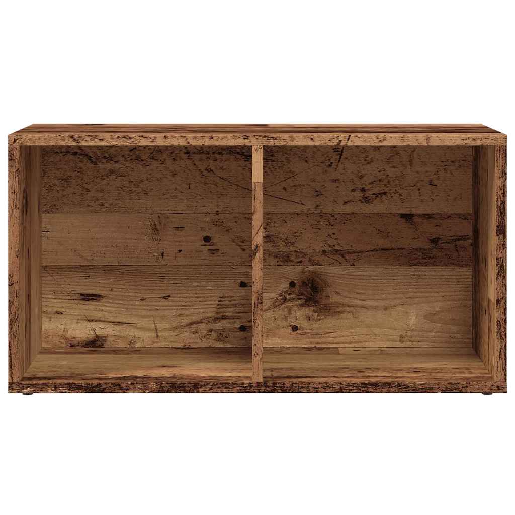 vidaXL LP Storage Box Old Wood 69.5x34x36 cm Engineered Wood