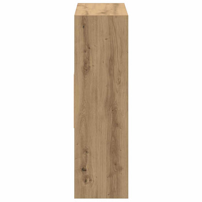 vidaXL Book Cabinet Artisan Oak 97.5x29.5x100 cm Engineered Wood
