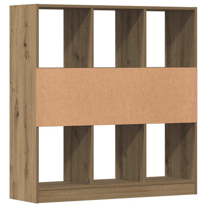 vidaXL Book Cabinet Artisan Oak 97,5x29,5x100 cm Engineered Wood
