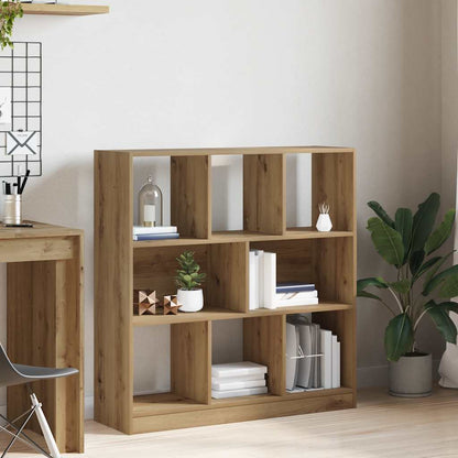 vidaXL Book Cabinet Artisan Oak 97,5x29,5x100 cm Engineered Wood