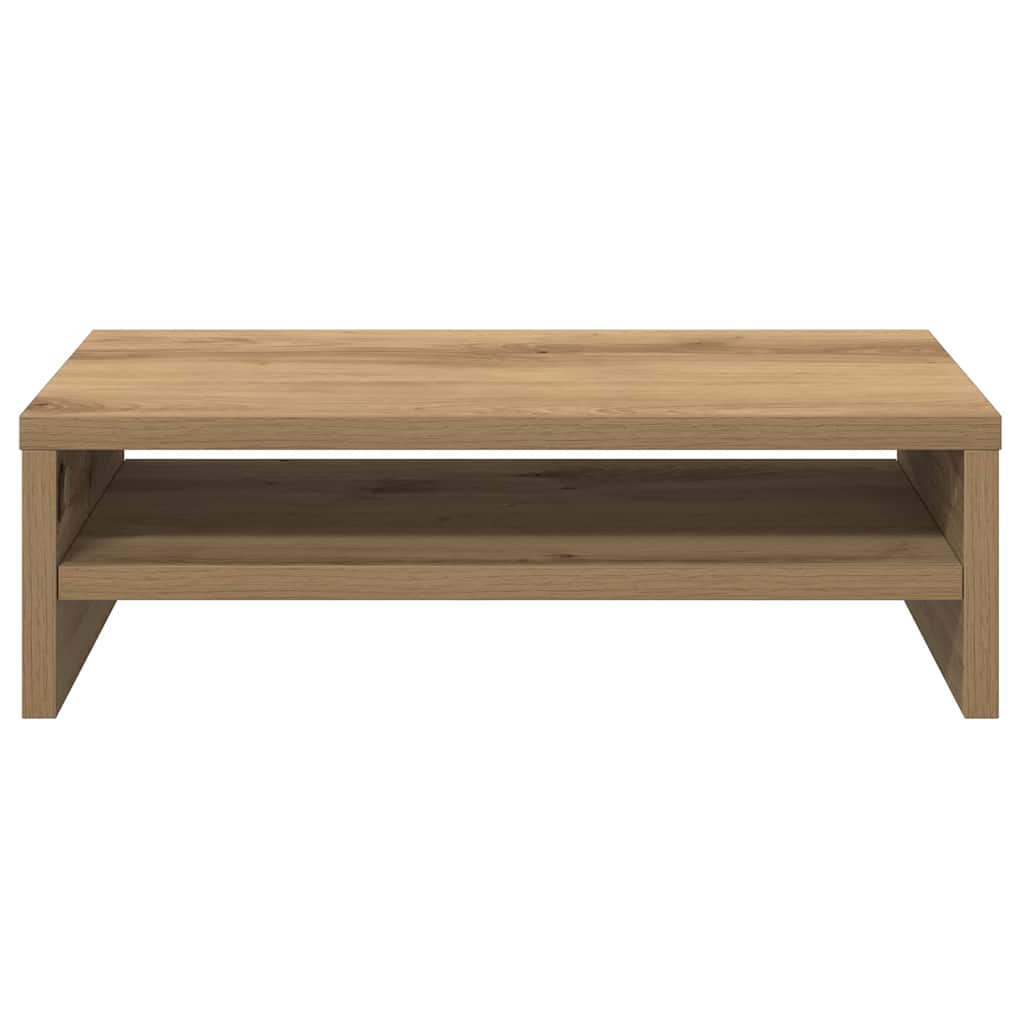 vidaXL Monitor Stand Artisan Oak 42x24x13 cm Engineered Wood