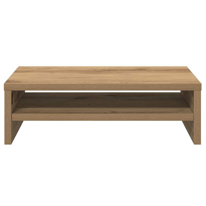 vidaXL Monitor Stand Artisan Oak 42x24x13 cm Engineered Wood