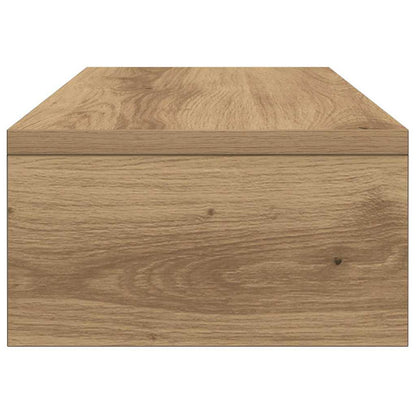 vidaXL Monitor Stand Artisan Oak 42x24x13 cm Engineered Wood