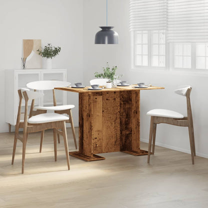 vidaXL Dining Table Old Wood 110x60x75 cm Engineered Wood