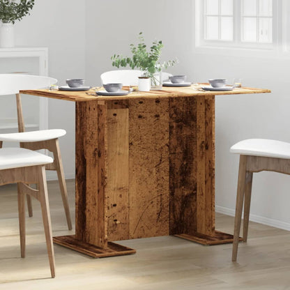 vidaXL Dining Table Old Wood 110x60x75 cm Engineered Wood