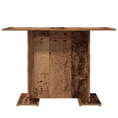 vidaXL Dining Table Old Wood 110x60x75 cm Engineered Wood