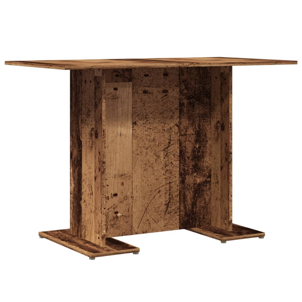vidaXL Dining Table Old Wood 110x60x75 cm Engineered Wood