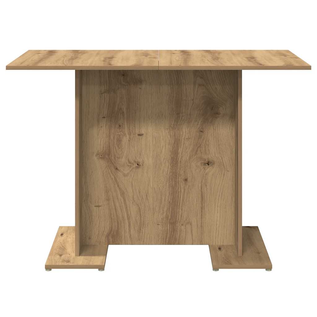 vidaXL Dining Table Artisan Oak 110x60x75 cm Engineered Wood