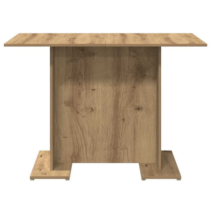 vidaXL Dining Table Artisan Oak 110x60x75 cm Engineered Wood