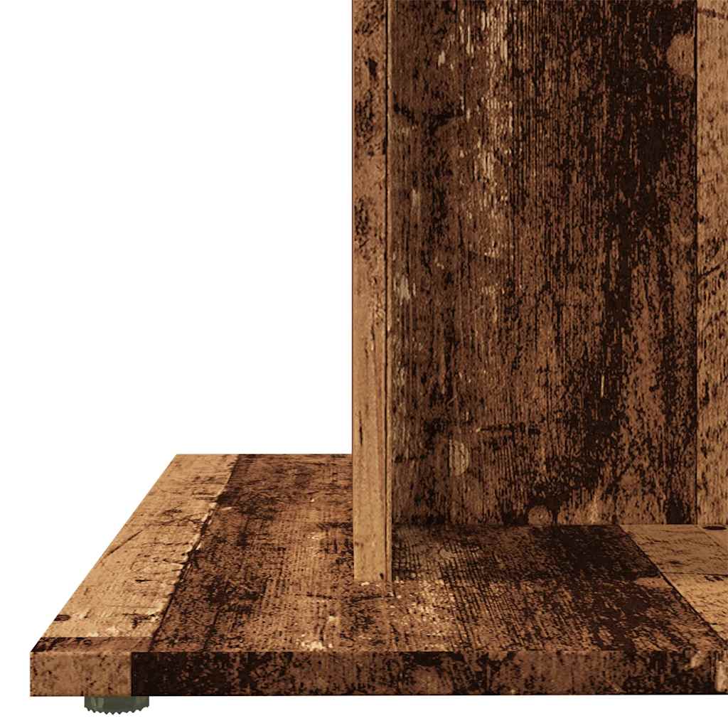 vidaXL Dining Table Old Wood 80x80x75 cm Engineered Wood