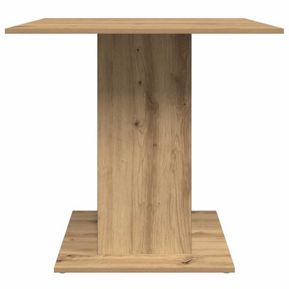 vidaXL Dining Table Artisan Oak 80x80x75 cm Engineered Wood