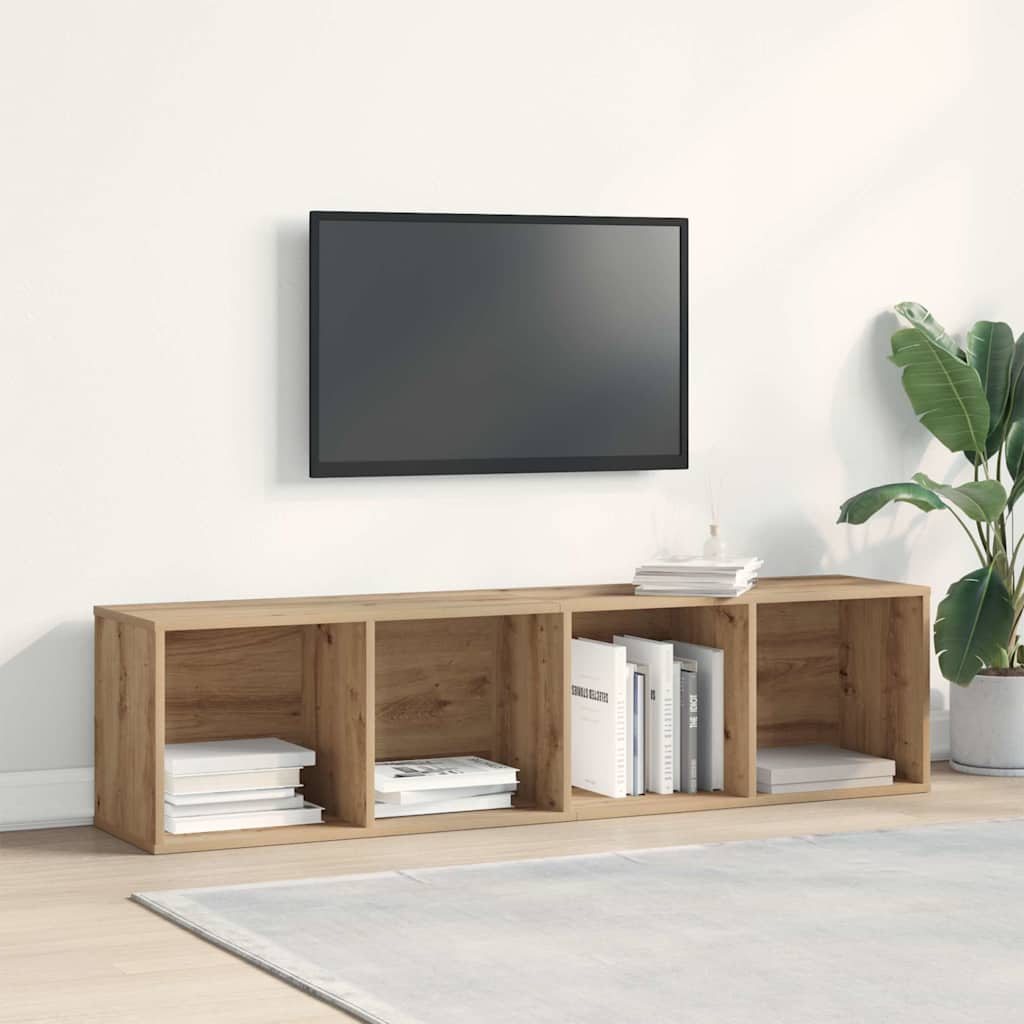 vidaXL Book Cabinet/TV Cabinet Old Wood 36x30x143cm Engineered Wood