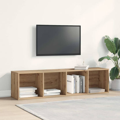 vidaXL Book Cabinet/TV Cabinet Old Wood 36x30x143cm Engineered Wood