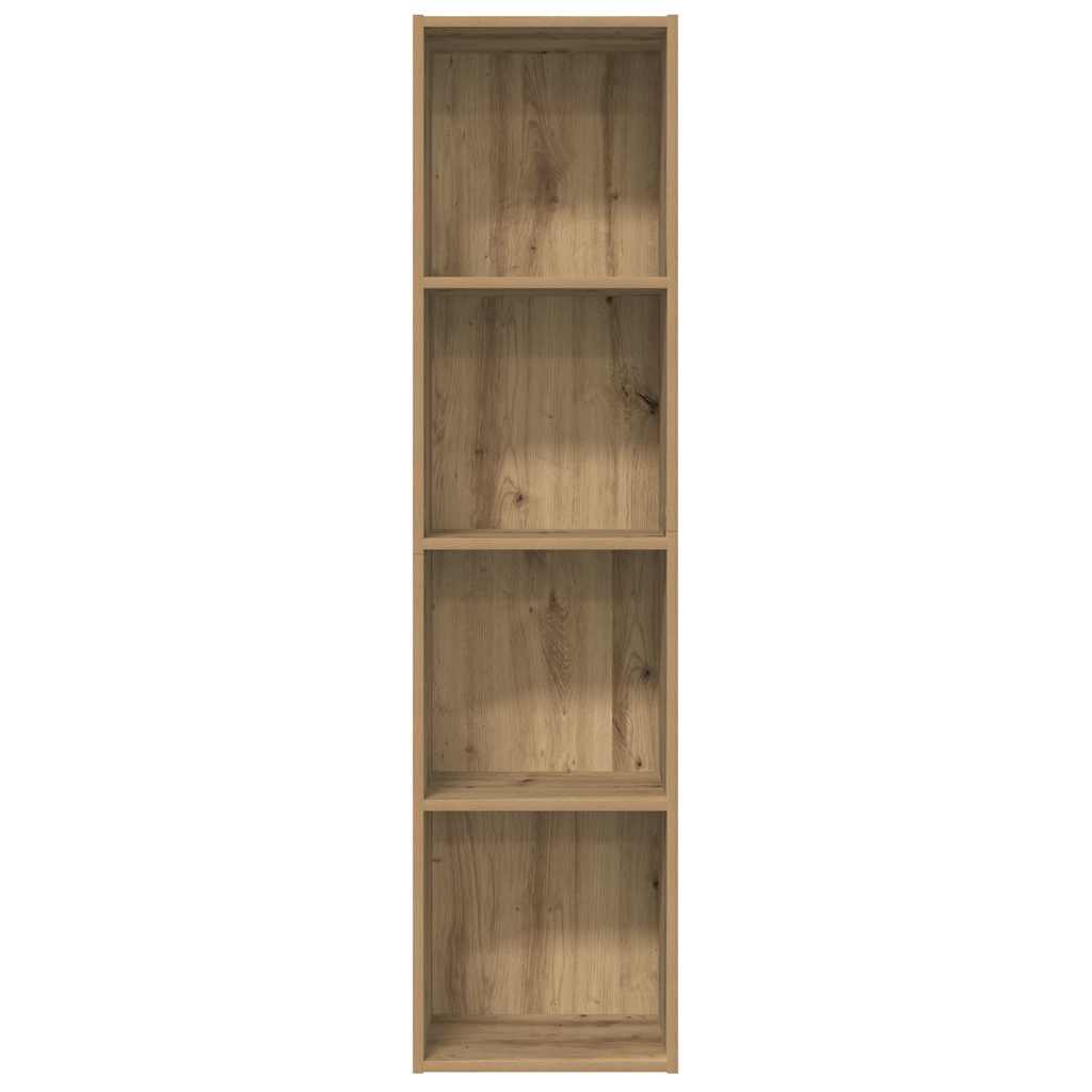 vidaXL Book Cabinet/TV Cabinet Old Wood 36x30x143cm Engineered Wood