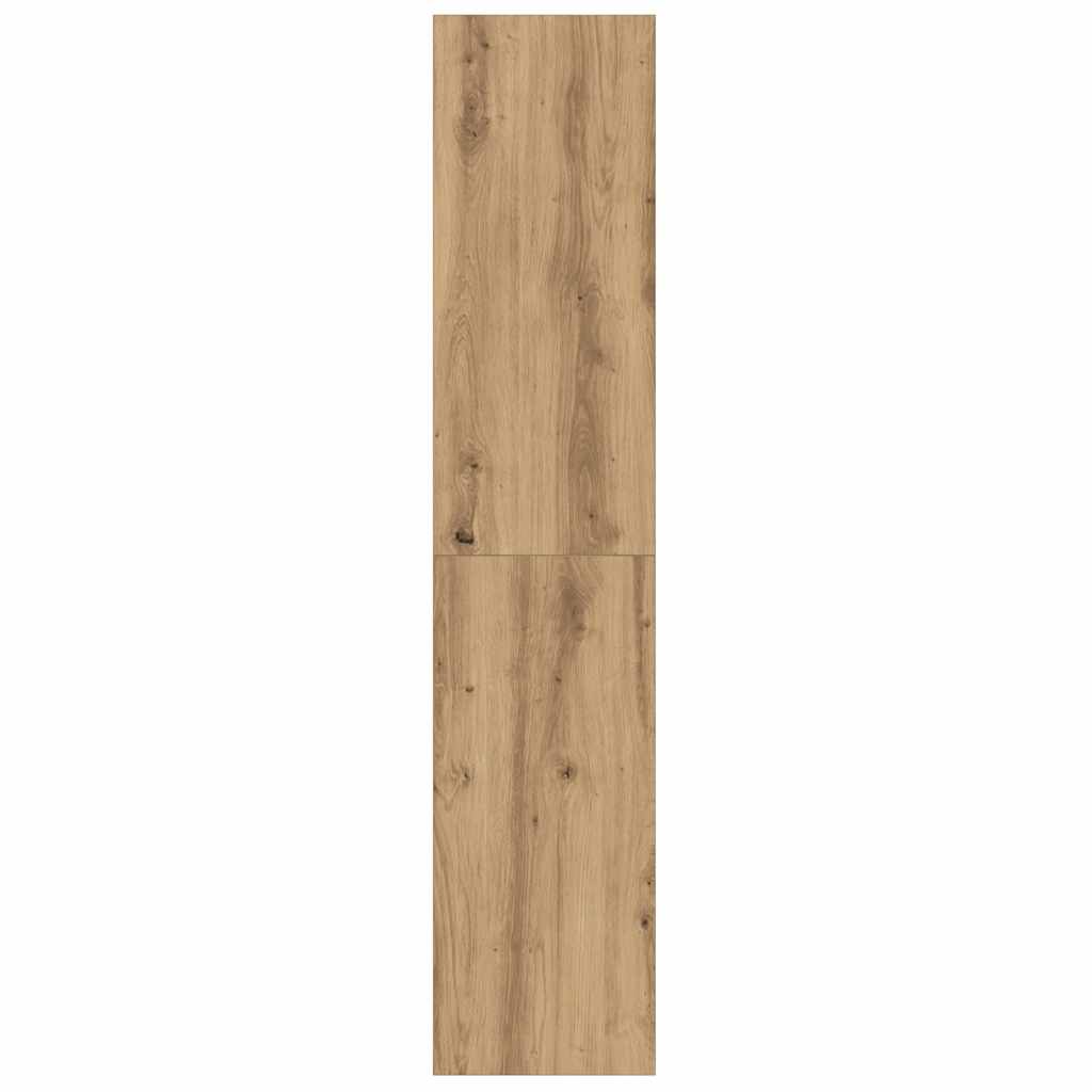 vidaXL Book Cabinet/TV Cabinet Old Wood 36x30x143cm Engineered Wood