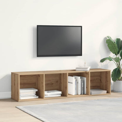 vidaXL Book Cabinet/TV Cabinet Artisan Oak 36x30x143cm Engineered Wood