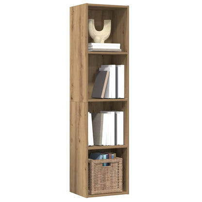 vidaXL Book Cabinet/TV Cabinet Artisan Oak 36x30x143cm Engineered Wood