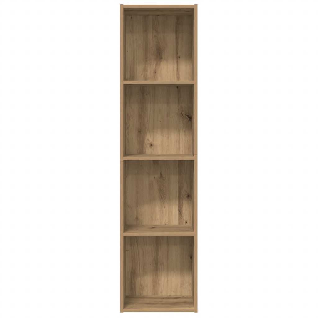 vidaXL Book Cabinet/TV Cabinet Artisan Oak 36x30x143cm Engineered Wood
