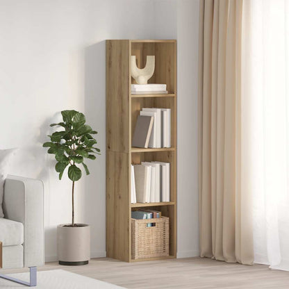 vidaXL Book Cabinet/TV Cabinet Artisan Oak 36x30x143cm Engineered Wood