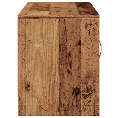 vidaXL TV Cabinet Old Wood 102x30x37.5 cm Engineered Wood
