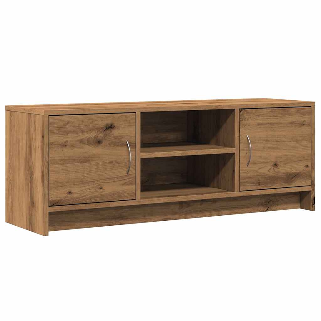 vidaXL TV Cabinet Artisan Oak 102x30x37.5 cm Engineered Wood