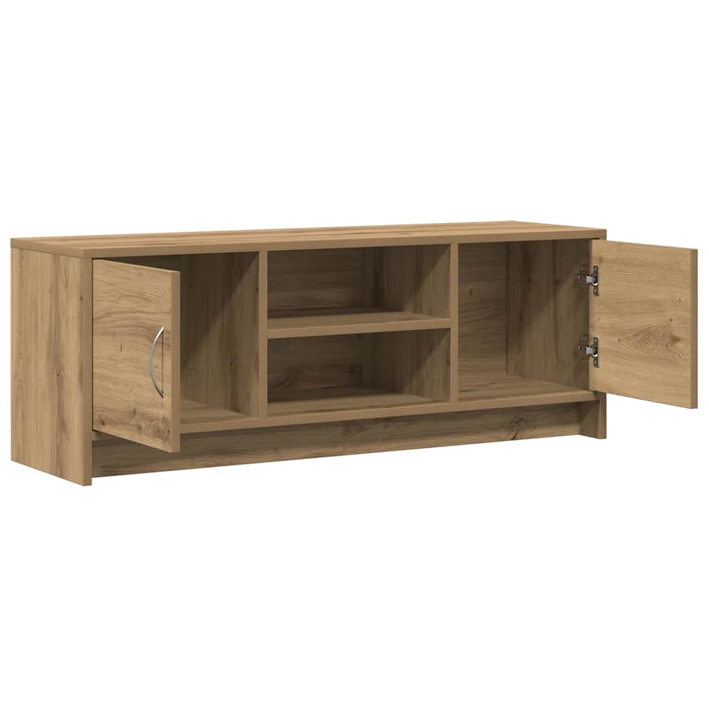 vidaXL TV Cabinet Artisan Oak 102x30x37.5 cm Engineered Wood