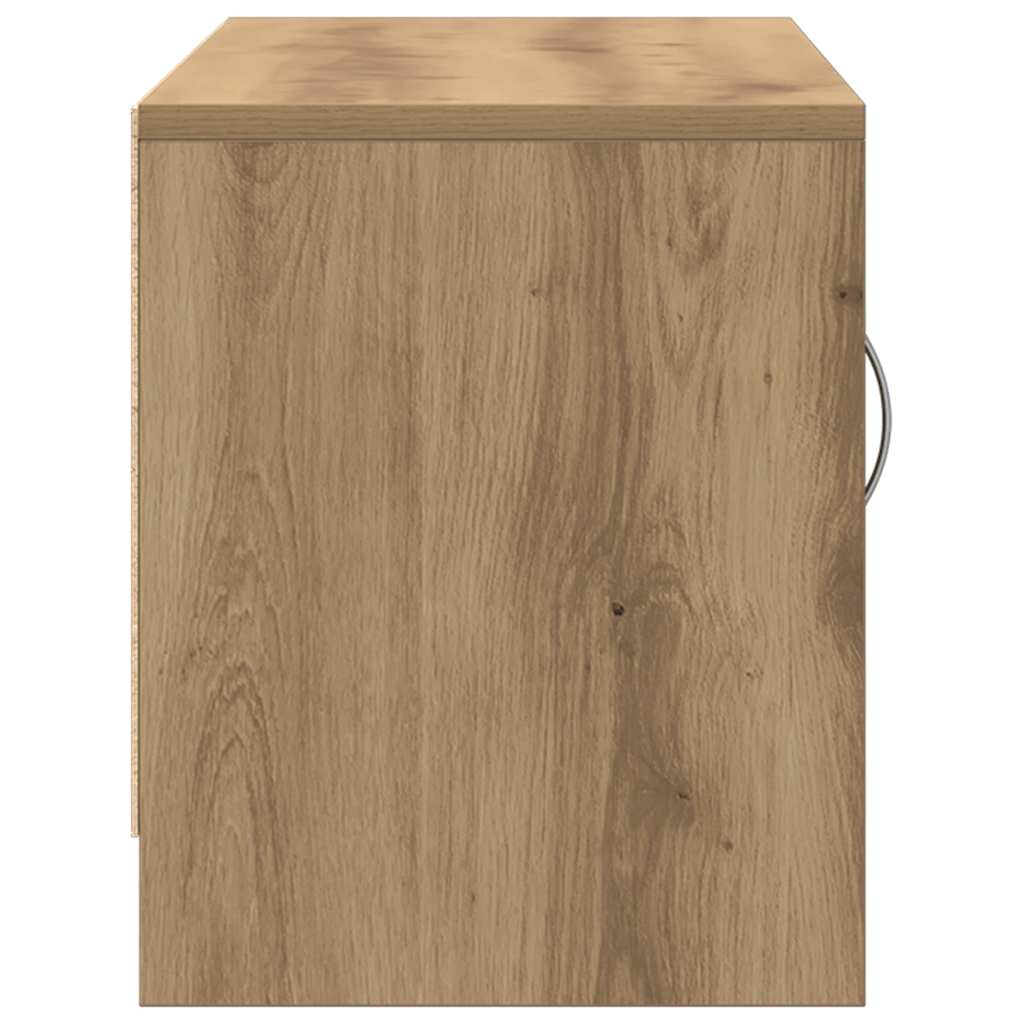 vidaXL TV Cabinet Artisan Oak 102x30x37.5 cm Engineered Wood