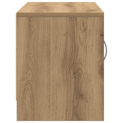 vidaXL TV Cabinet Artisan Oak 102x30x37.5 cm Engineered Wood