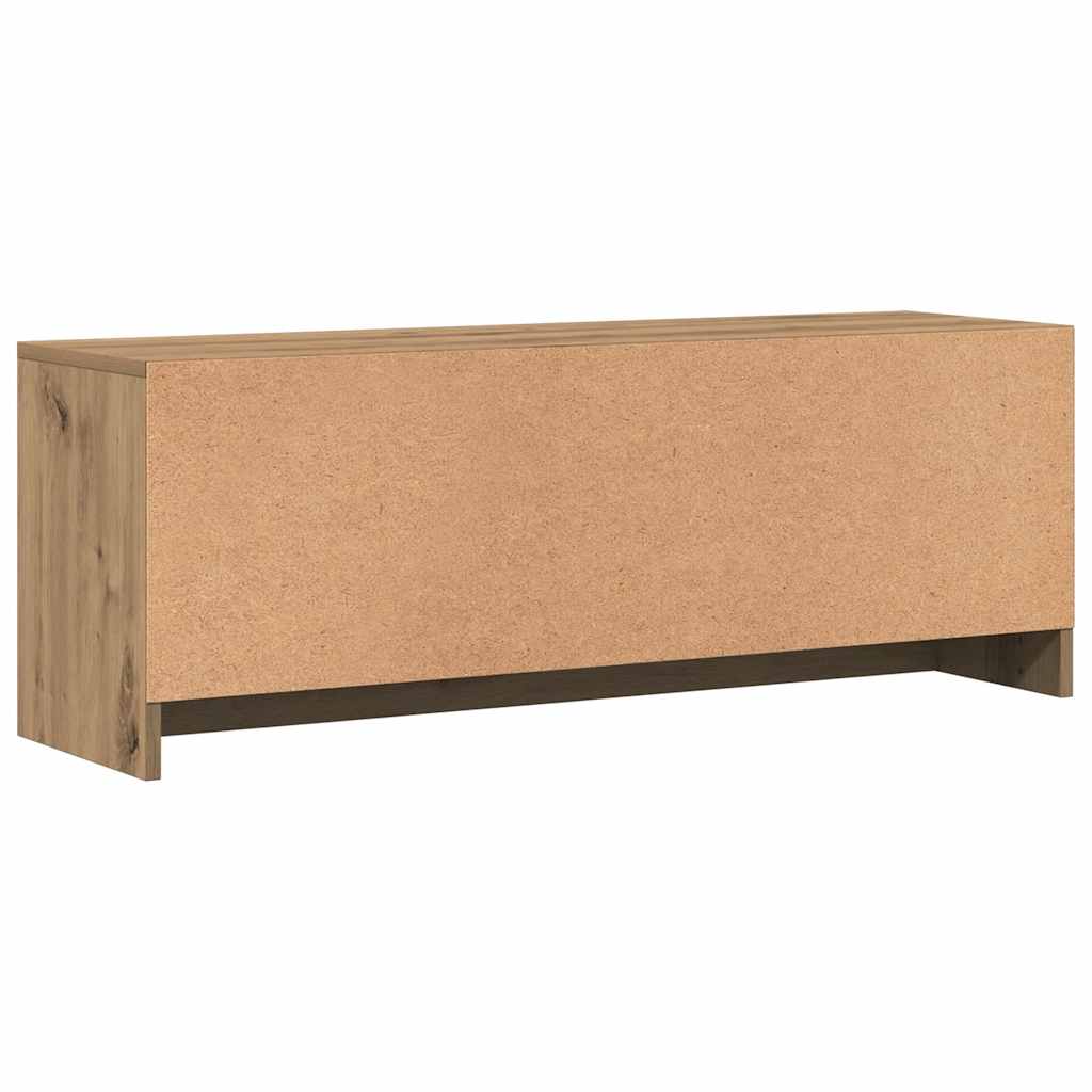 vidaXL TV Cabinet Artisan Oak 102x30x37.5 cm Engineered Wood