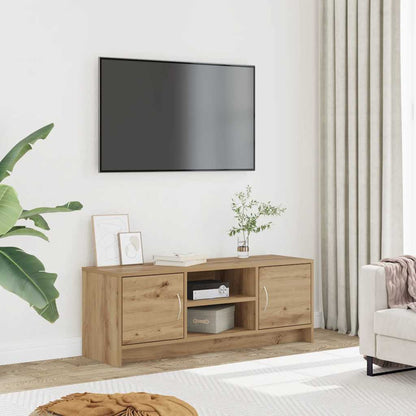 vidaXL TV Cabinet Artisan Oak 102x30x37.5 cm Engineered Wood