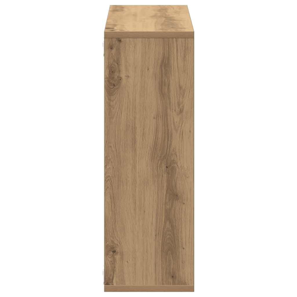vidaXL Wall Shelf Artisan Oak 104x20x58.5 cm Engineered Wood