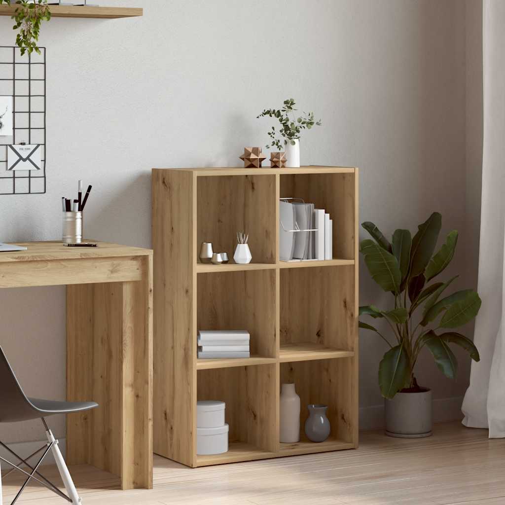 vidaXL Book Cabinet/Sideboard Artisan Oak 66x30x98 cm Engineered Wood
