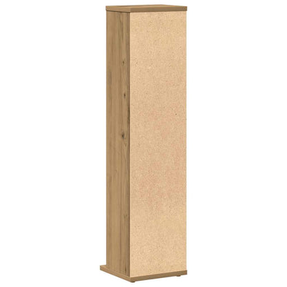 vidaXL CD Cabinet Artisan Oak 21x20x88 cm Engineered Wood