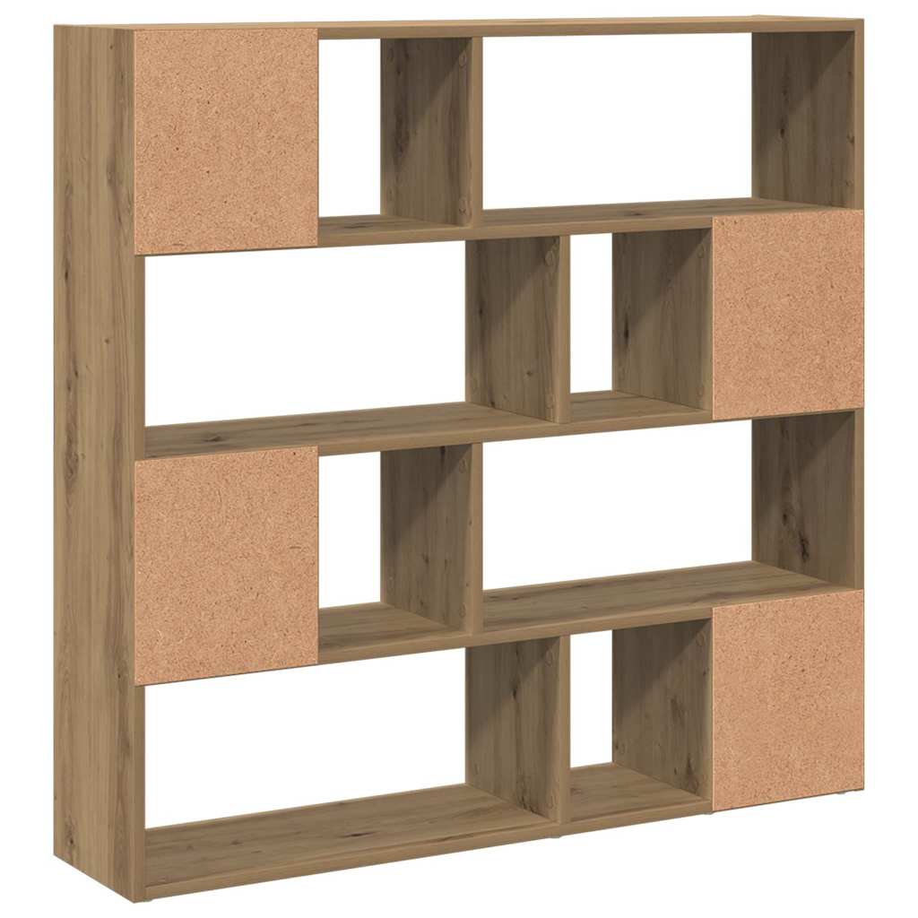vidaXL Book Cabinet/Room Divider Artisan Oak 105x24x102 cm